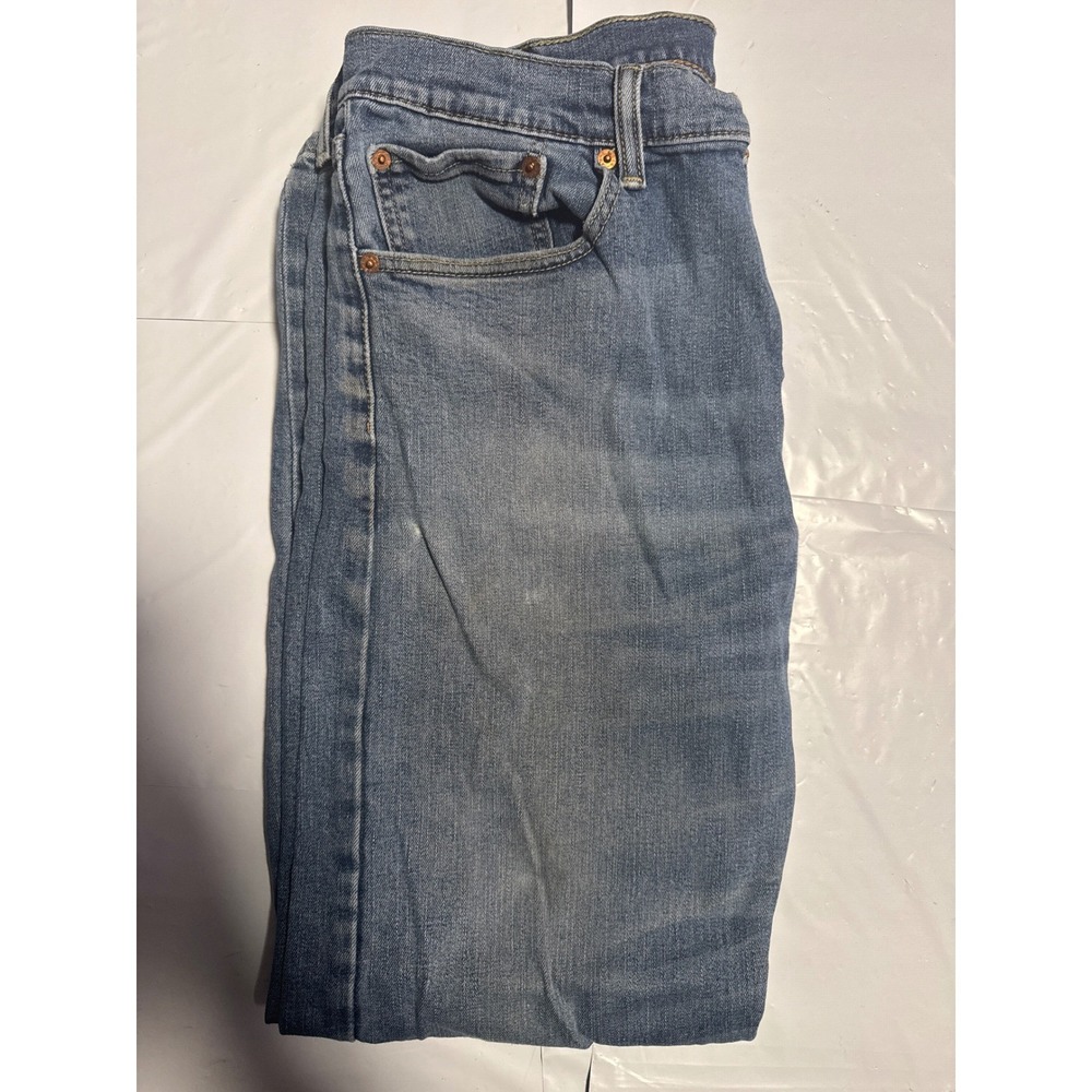 Levis‎ 505 Jeans Mens W36 L30 Regular Fit Medium Wash Denim Blue